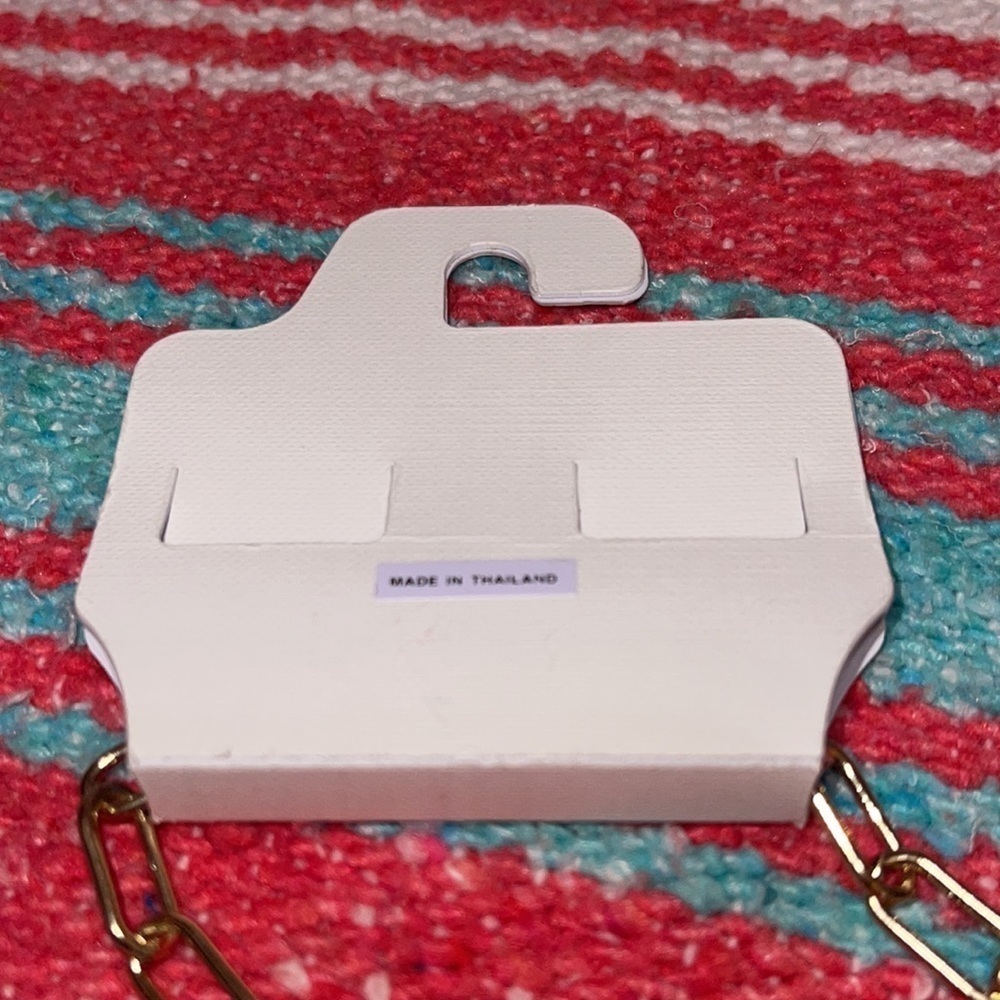 PANACEA Genuine Stone Paperclip Necklace Brand New - Picture 5 of 6